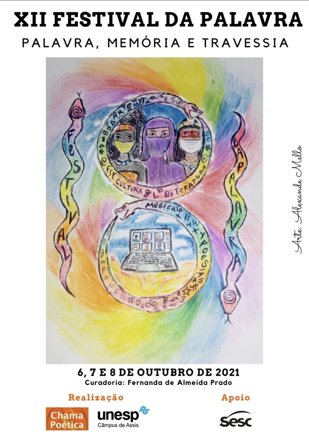 XII FESTIVAL DA PALAVRA: PALAVRA, MEMÓRIA E TRAVESSIA