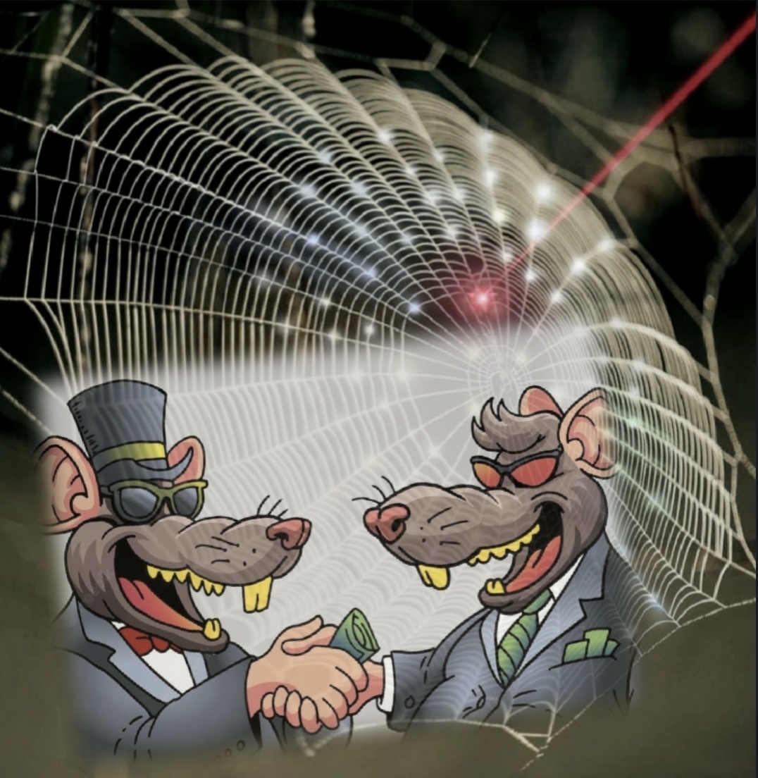 Teia de uma aranha poderosa!